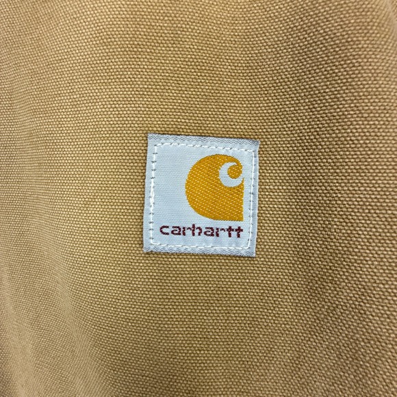 Carhartt Detroit Jacket Quilt Lined Youth 14 (XL) Y20 BRN Brown Red Lining - Picture 11 of 16